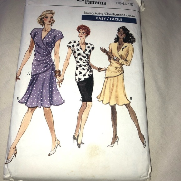 Vintage Vogue 7248 skirt and top pattern- uncut- stylish outfit by vogue - Picture 6 of 7